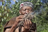 Bushmen making Fire